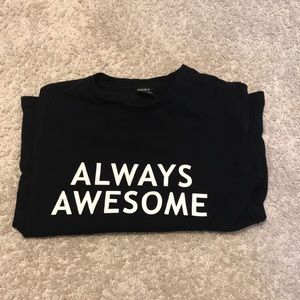 Always Awesome crop top